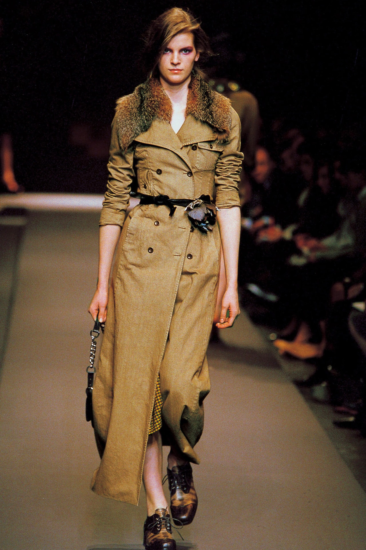 MIU MIU ABITO LUNGO IN SETA F/W 2004 main image 1