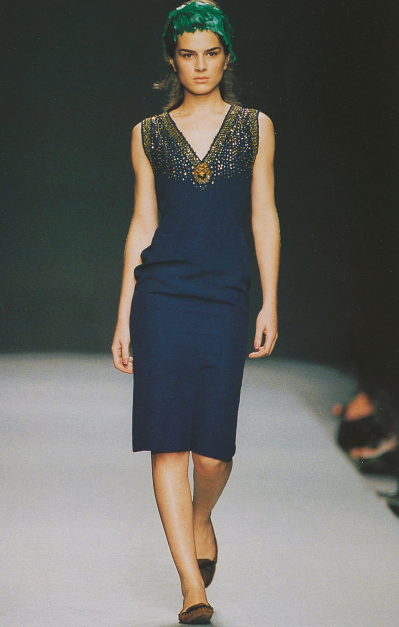 MIU MIU ABITO LUNGO IN SETA F/W 2004