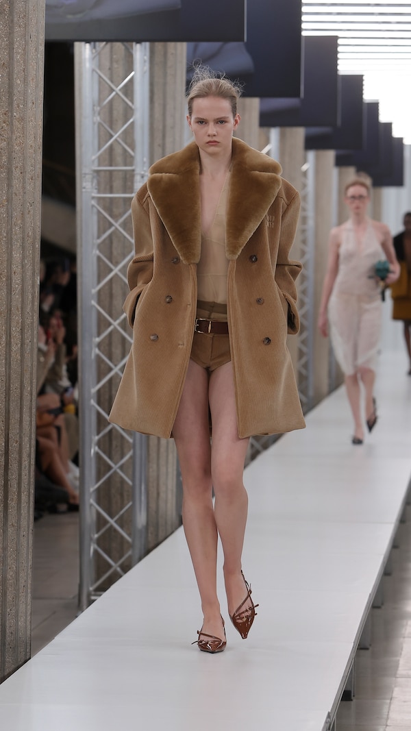 Miu miu camel coat hotsell