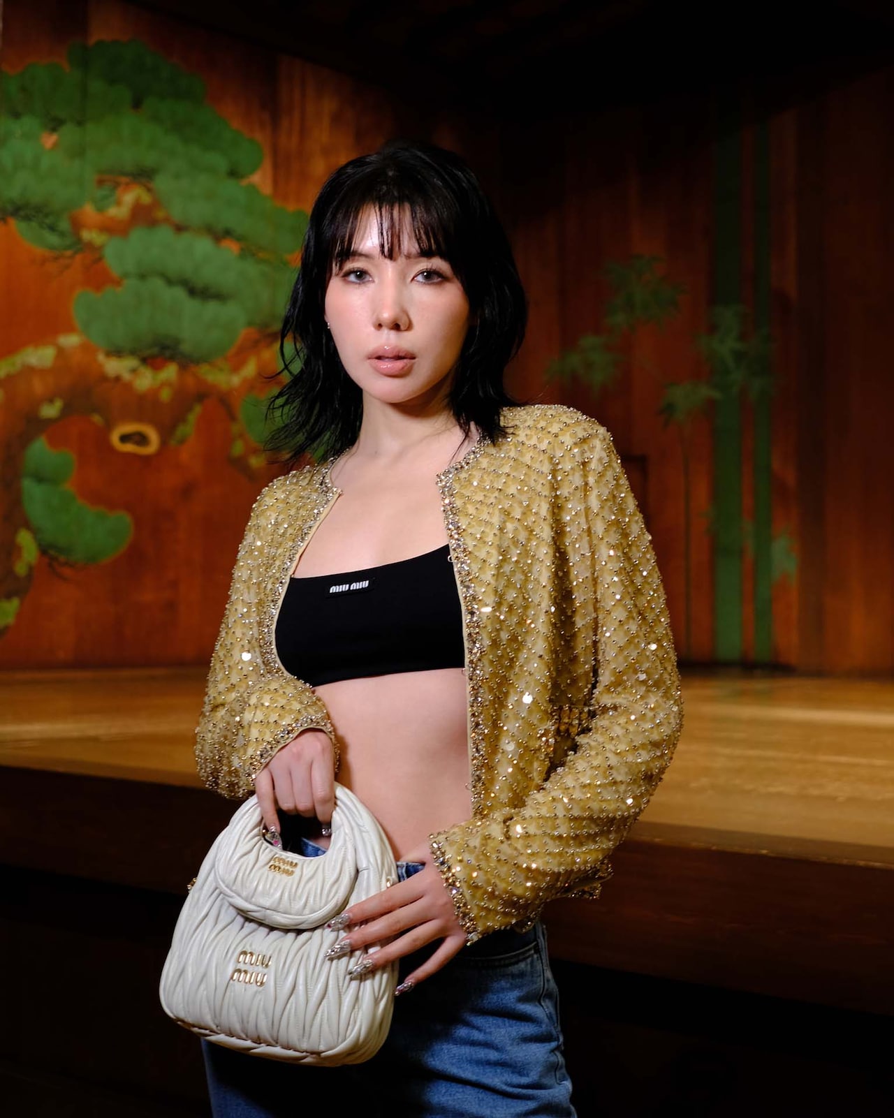豪華 MIU MIU Club ミュウミュウクラブ キャップ Mサイズ 帽子 帽子