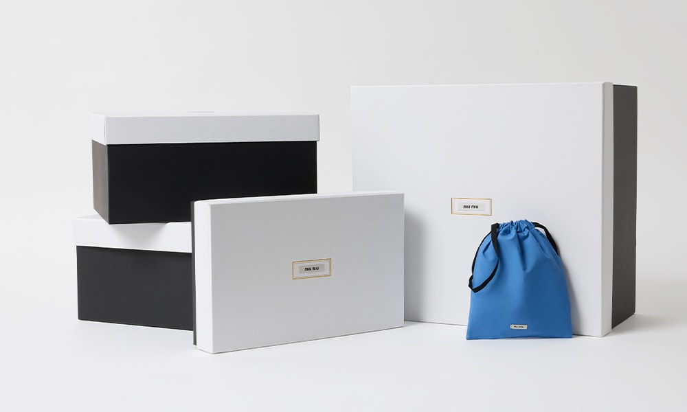 キャラメル/ラーチグリーン レザー ドキュメントホルダー | Miu Miu