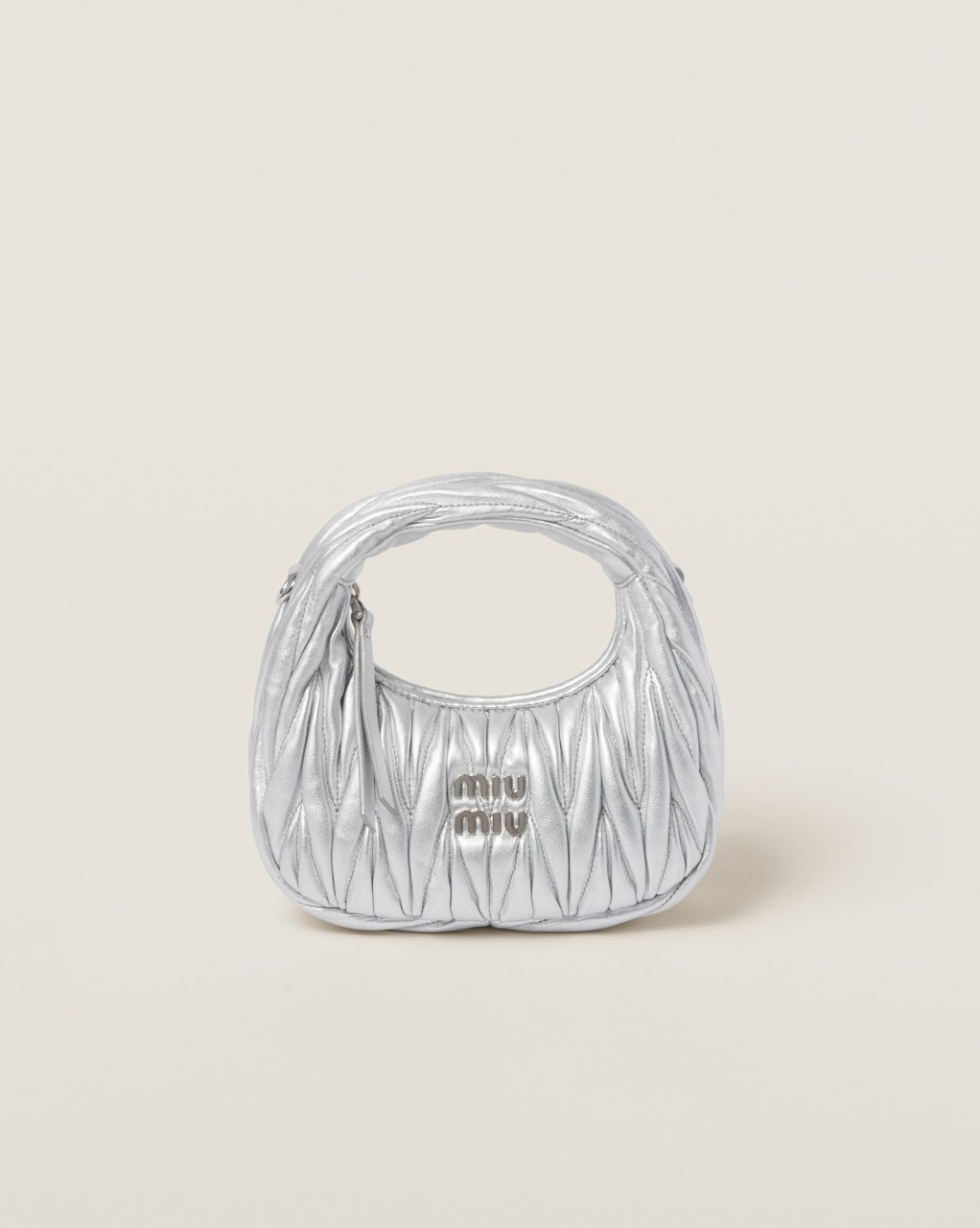 Image 82: Wander matelassé nappa leather hobo mini-bag