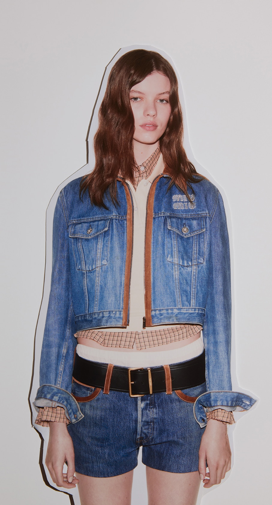 Miu miu denim on sale