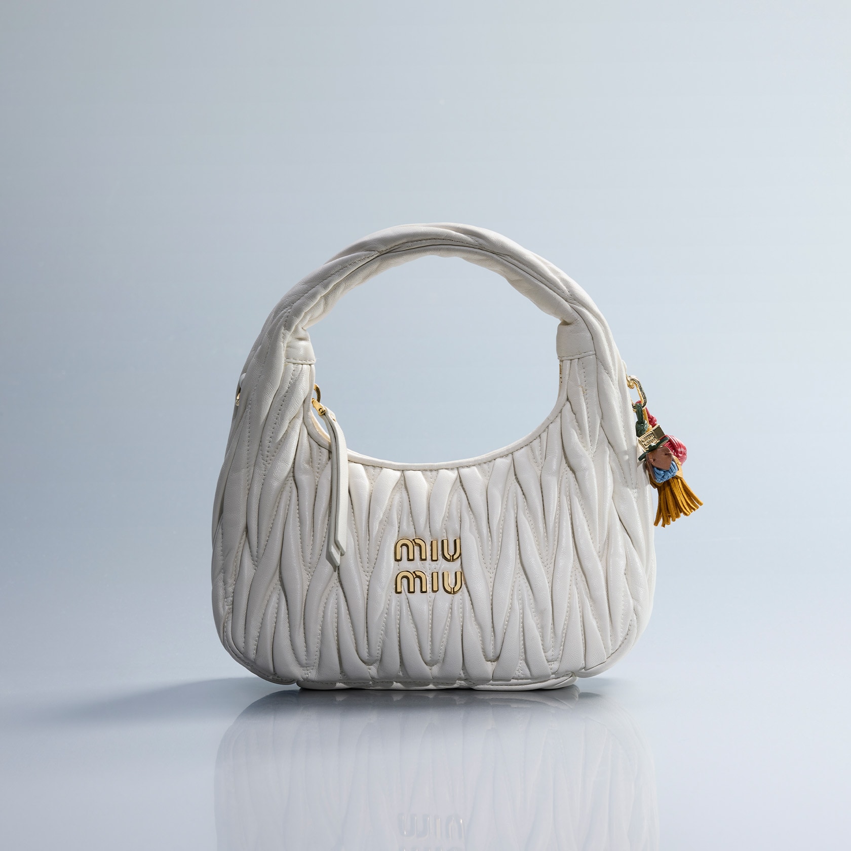 Miu Miu Leather Shoulder Bag | Black | FARFETCH