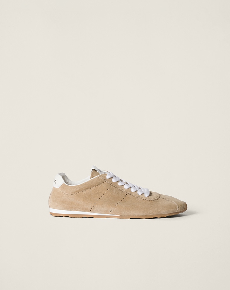 ◆MiuMiu 最新作◆スエード スニーカー/Blue◆ Miu Miu Women New Balance 574 x Miu Miu Denim Sneakers-Blue