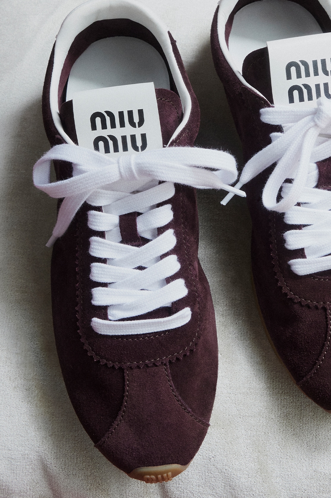 a*認様 ミュウミュウ スニーカー プリューム 37 MIU MIU Plume