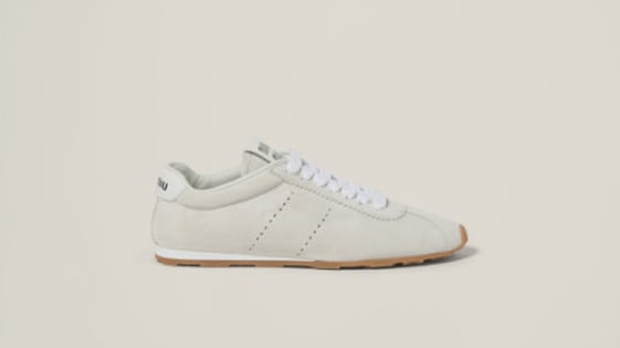 miumiu プルームスエードミュール 新品未使用 サンドベージュ プルームスエードミュール | Miu Miu