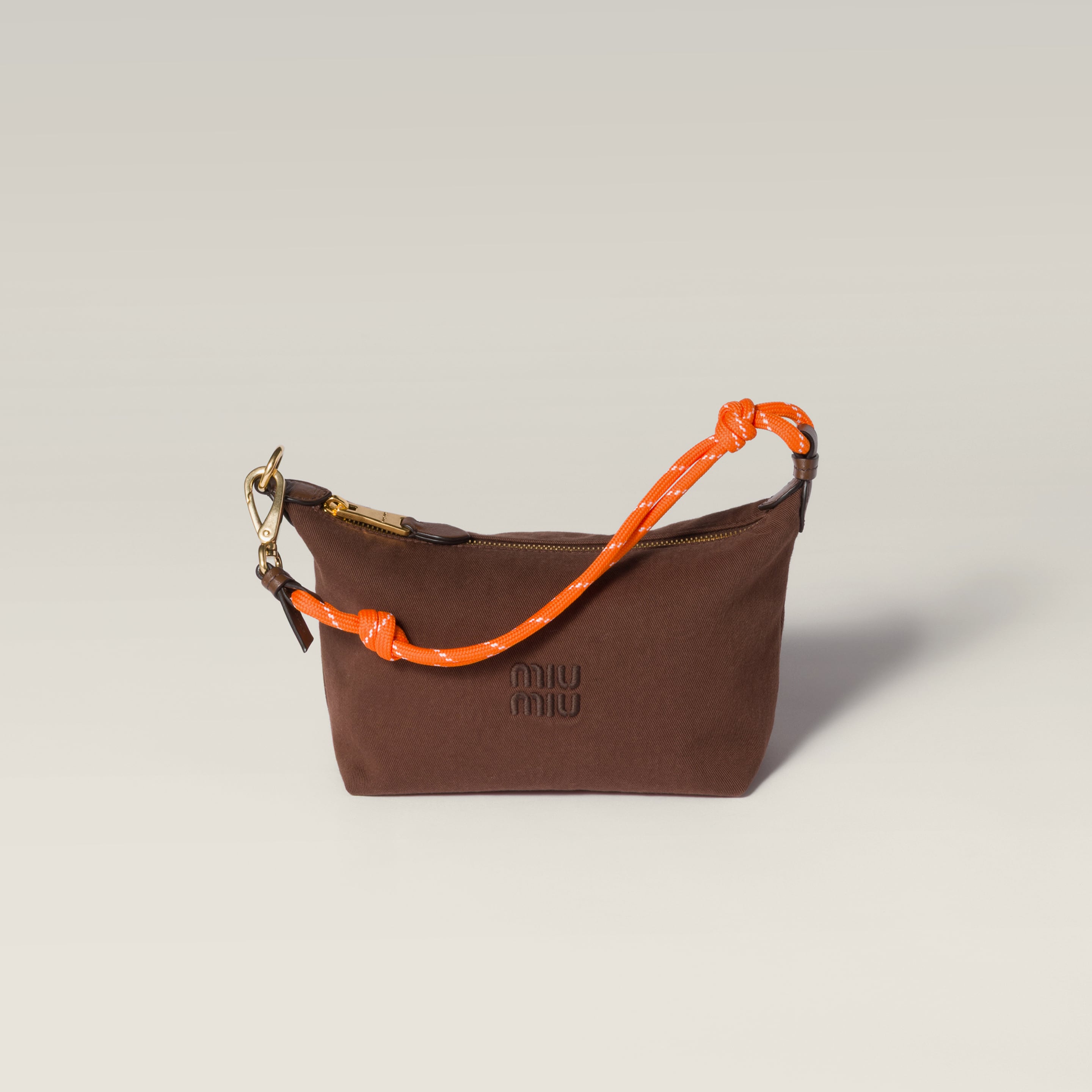 小物 miu.miu.1122 Black Miu Crystal Cloqué Nappa Leather Bag | Miu Miu