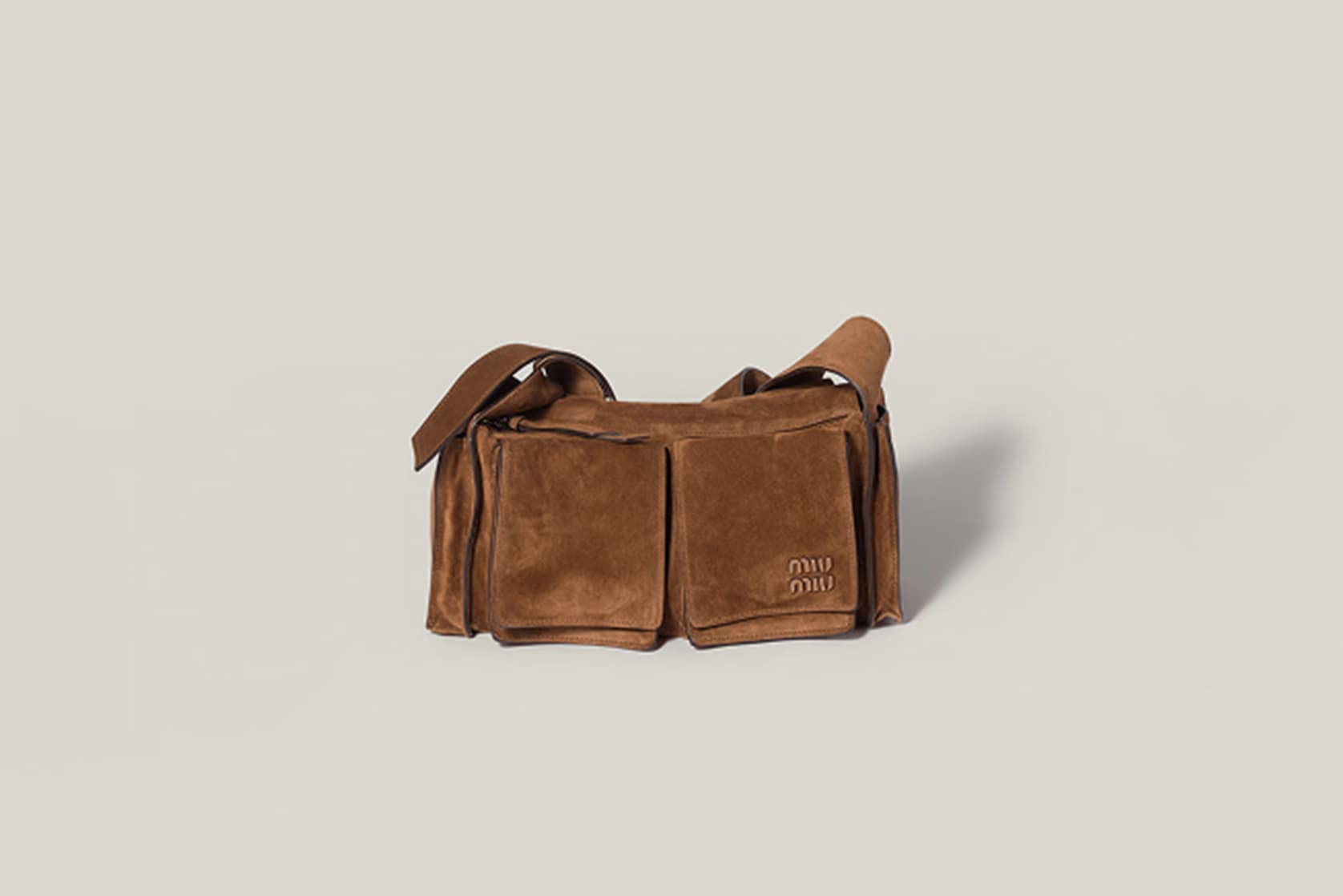 バッグ 1999SS MIU MIU Suede Mesh Body Bag 90s 1999ss】MIU MIU suede brown shoulder bag archive | 八朔堂 古着