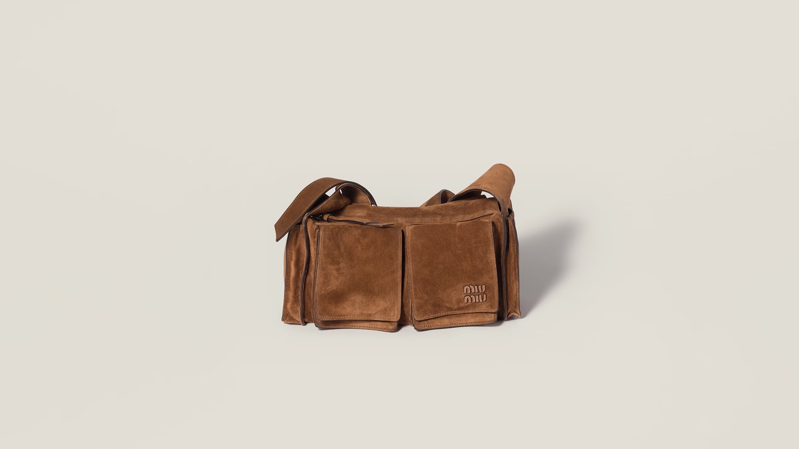 Bolsa De Mão Aventure Em Couro Napa Marrom | Miu Miu - Brasil