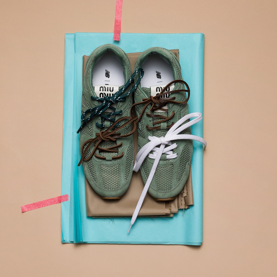 miu miu New Balance x Miu Miu Women's 530 SL Suede & Mesh Periwinkle Blue