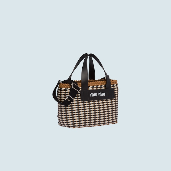 miu miu woven bag
