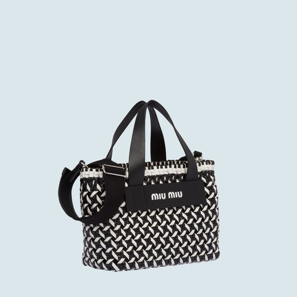 miu miu woven bag