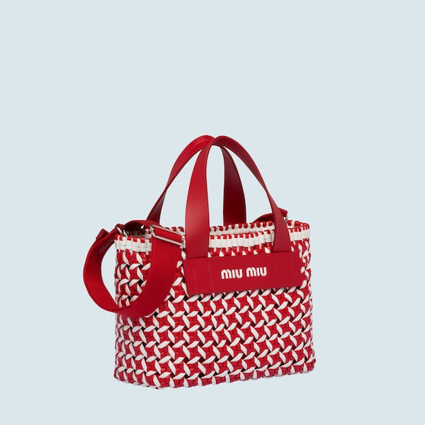 miu miu woven bag