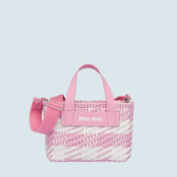 miu miu woven bag