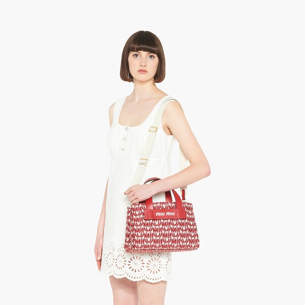 jacquard handbag