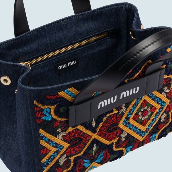 miu miu denim bag
