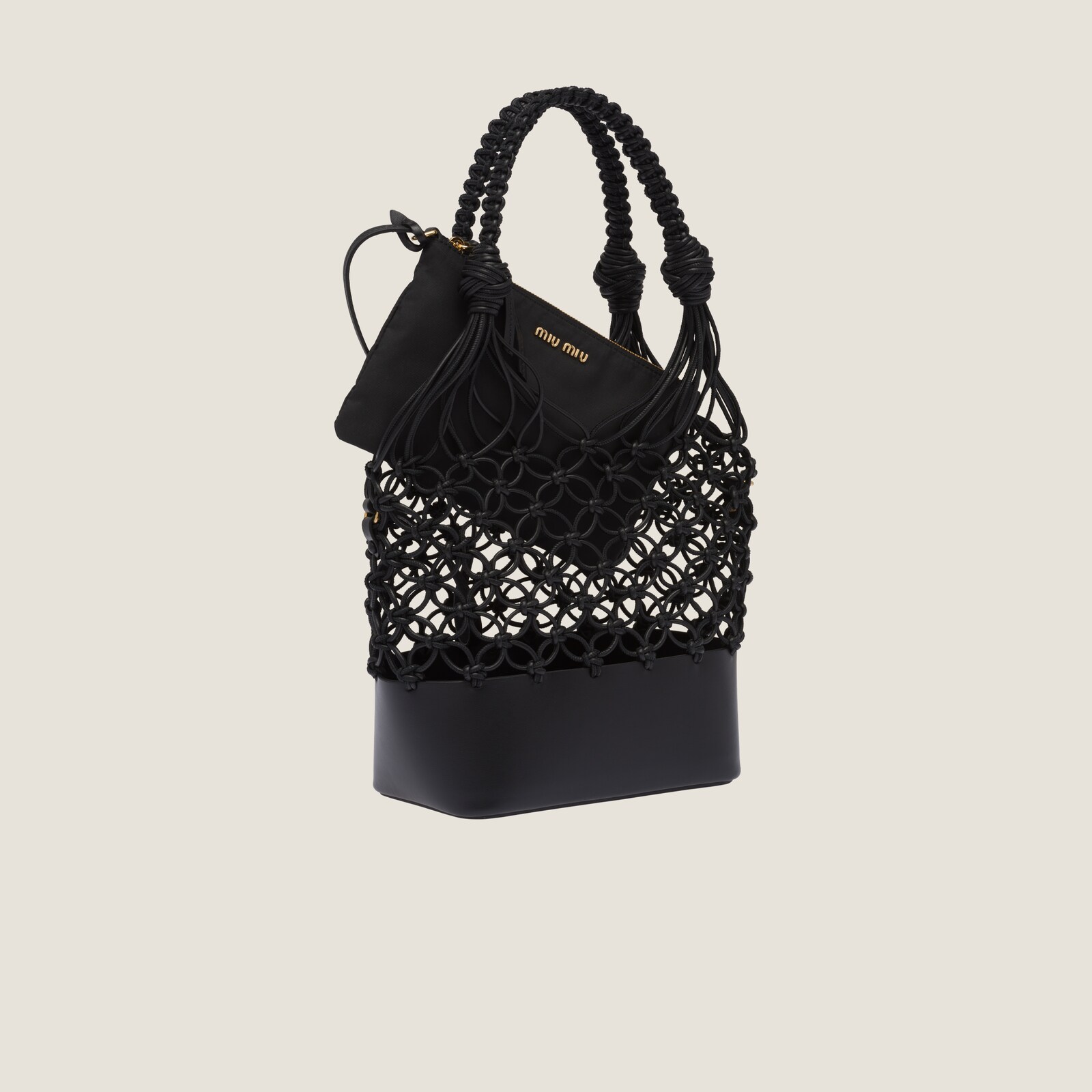White Nappa Leather Handbag