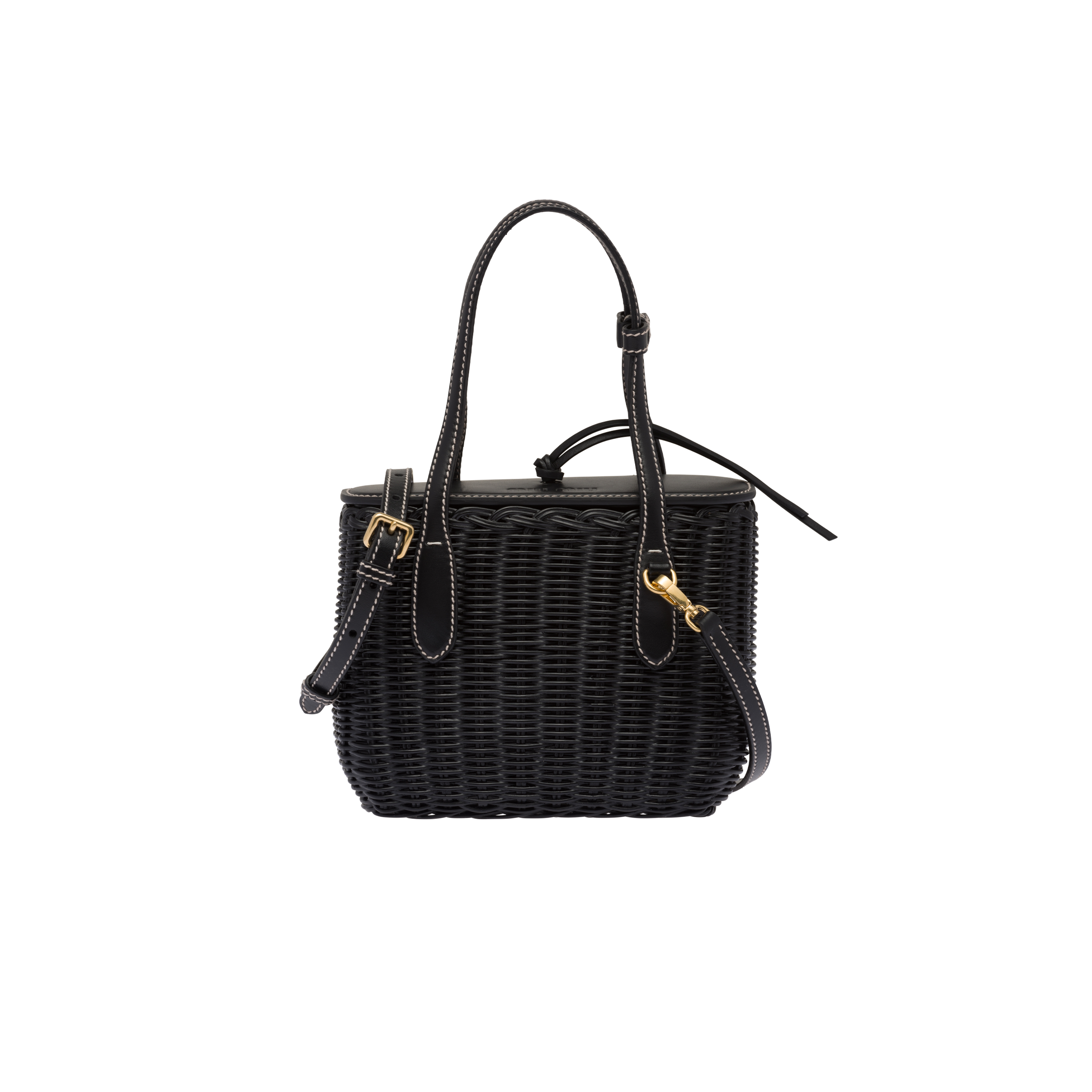 Black deals wicker handbag