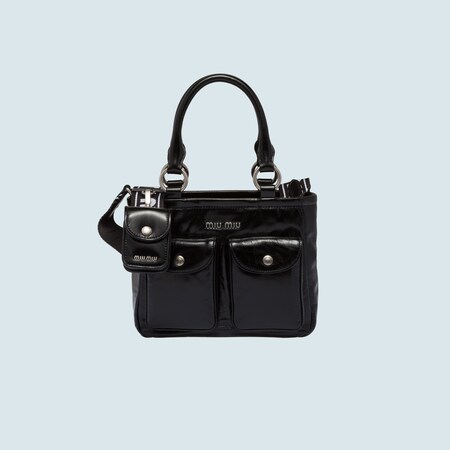 ラフィアxコットン トートバッグ ナチュラル | Miu Miu ラフィアxコットン トートバッグ ナチュラル | Miu Miu