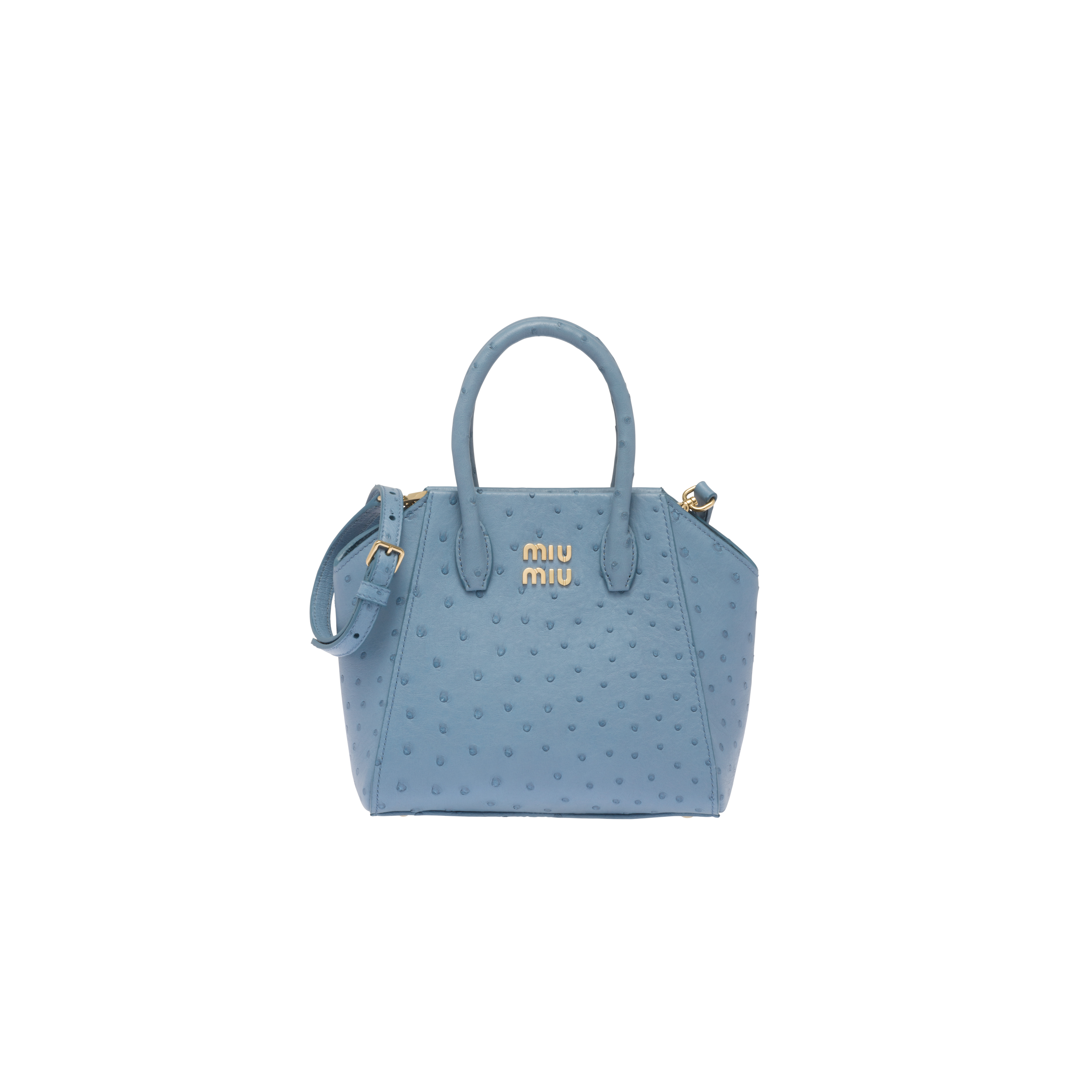 Blue miu miu bag hot sale