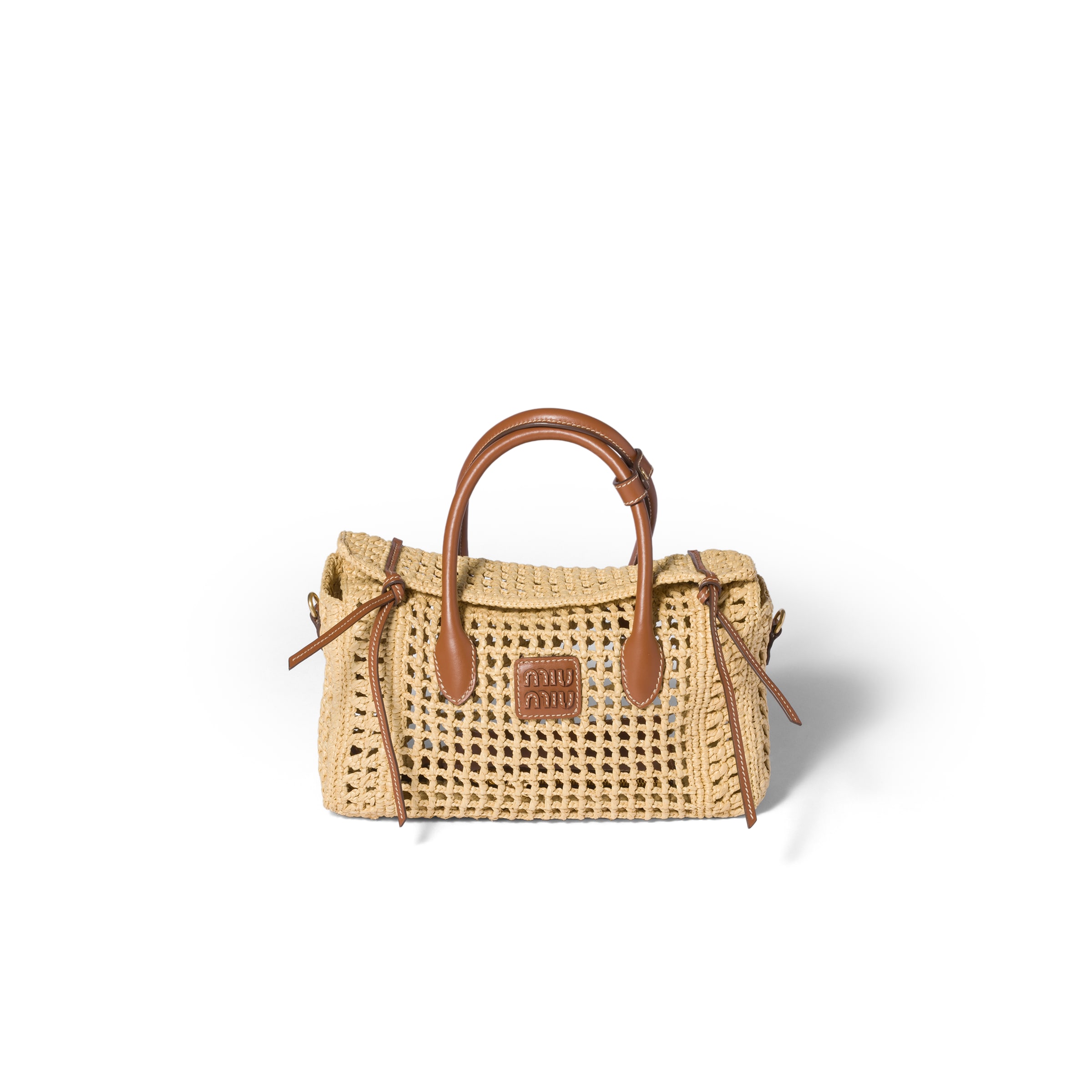 Miu Miu Raffia Handbag
