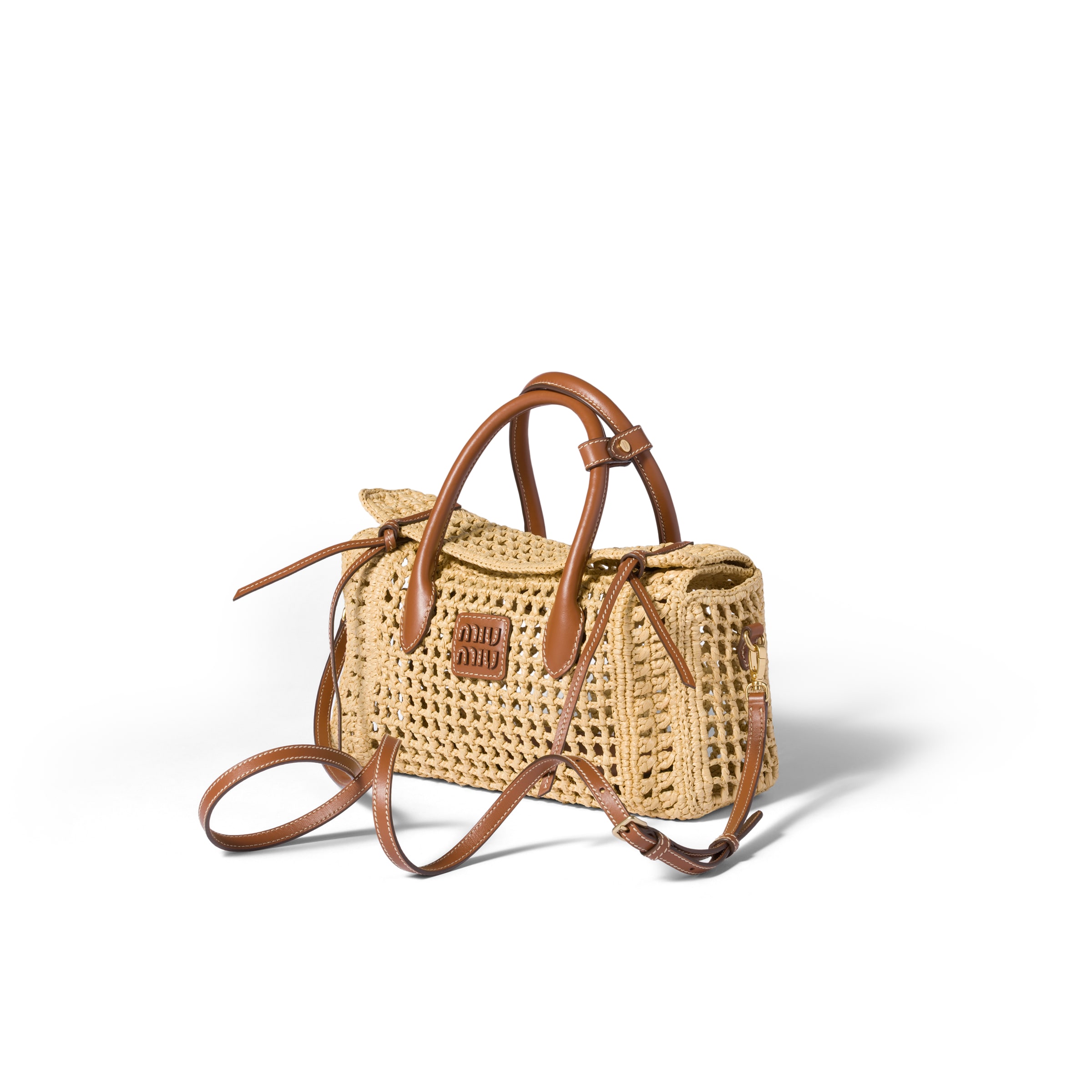 Miu Miu Raffia Handbag