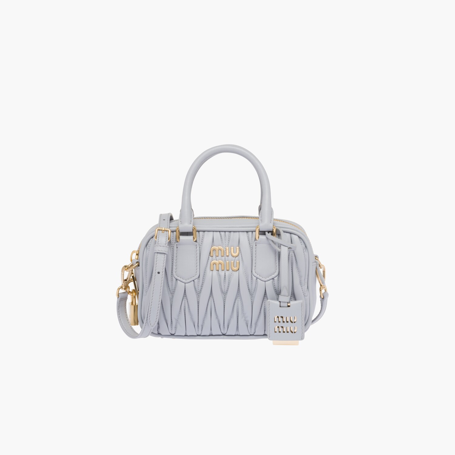miumiu.com | Sac à main en cuir nappa matelassé