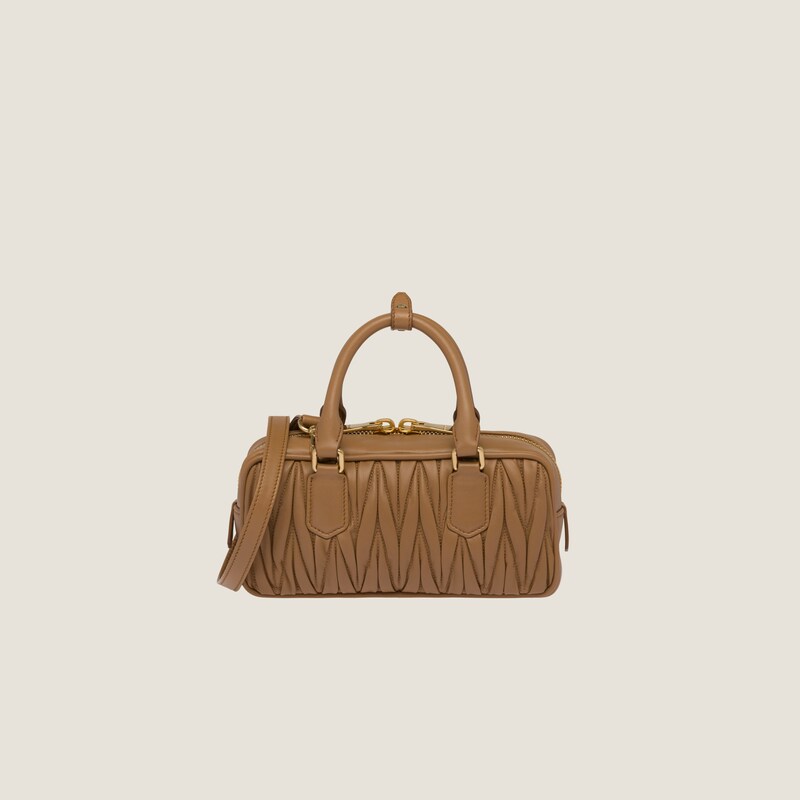 ARCADIE MATELASSÉ NAPPA SMALL BAG 19 IN BLACK LAMBSKIN GOLD HARDWARE main image 1
