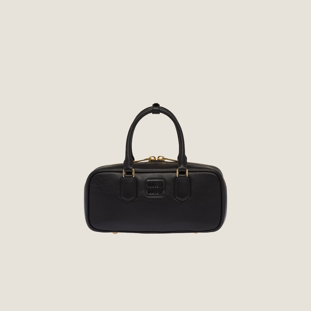 Arcadie bag in leather by Miu Miu, available on miumiu.com for EUR2100 Gigi Hadid Bags Exact Product 