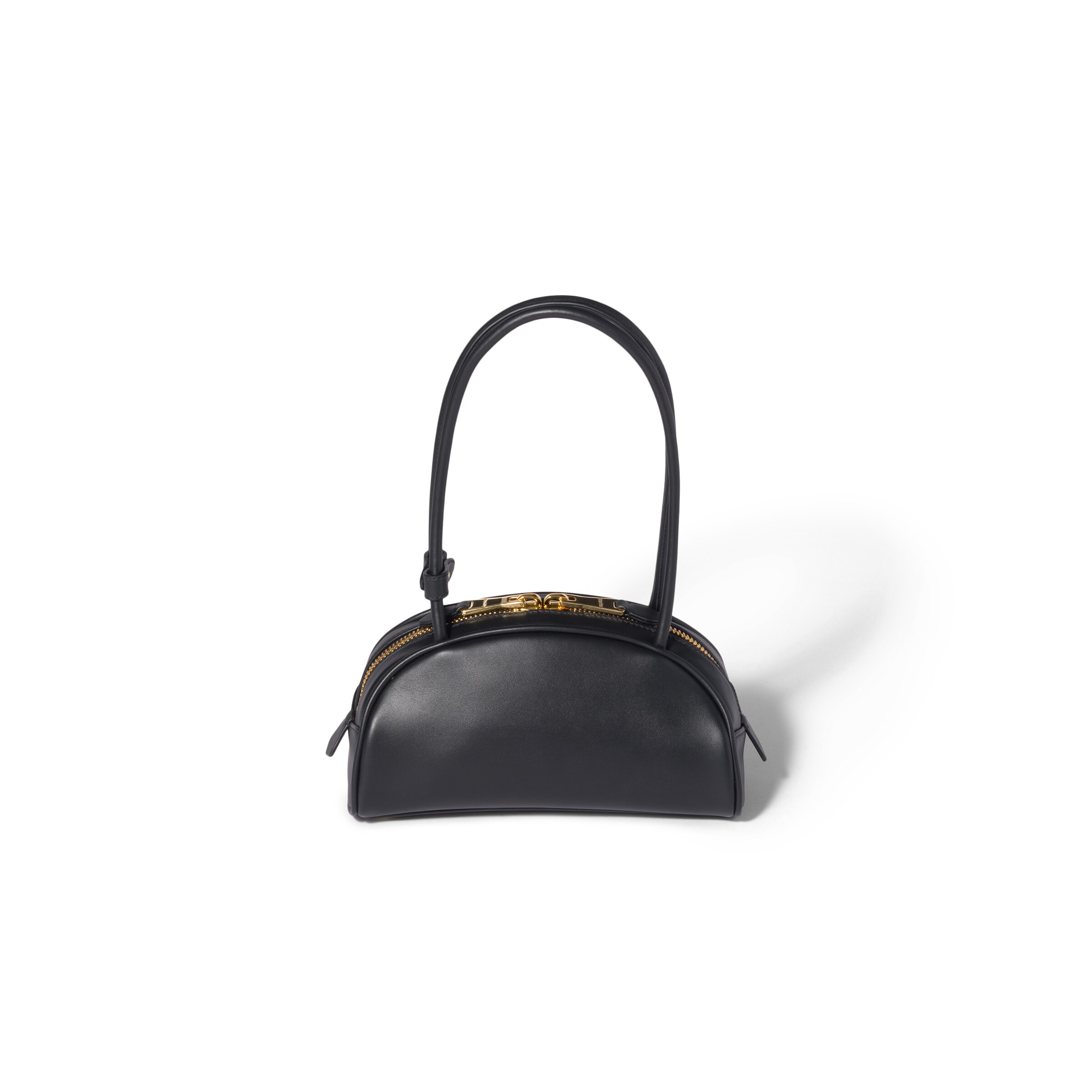 Miu Miu Black Calf Leather Bos Taurus Shoulder Bag