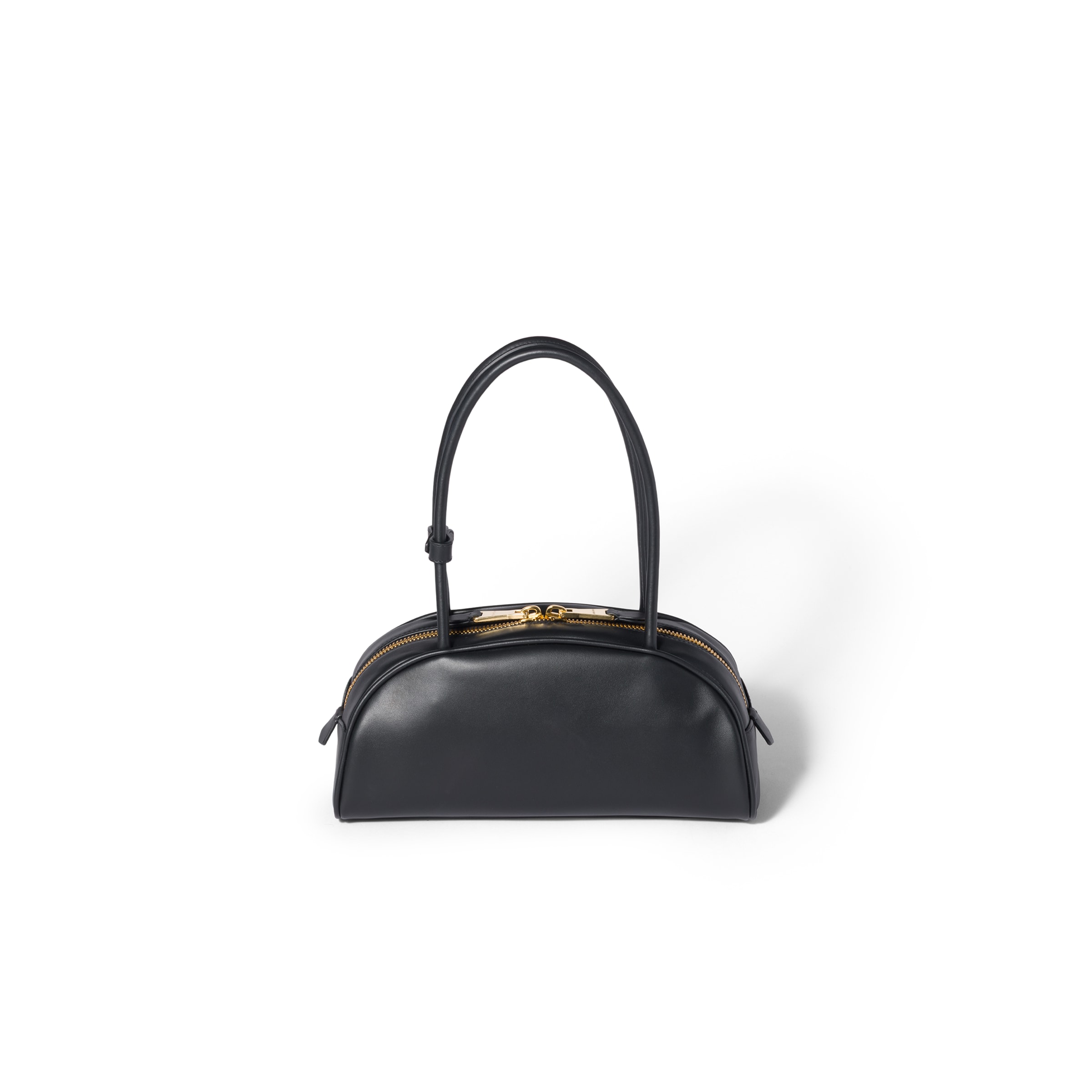 Miu Miu Black Calf Leather Bos Taurus Shoulder Bag