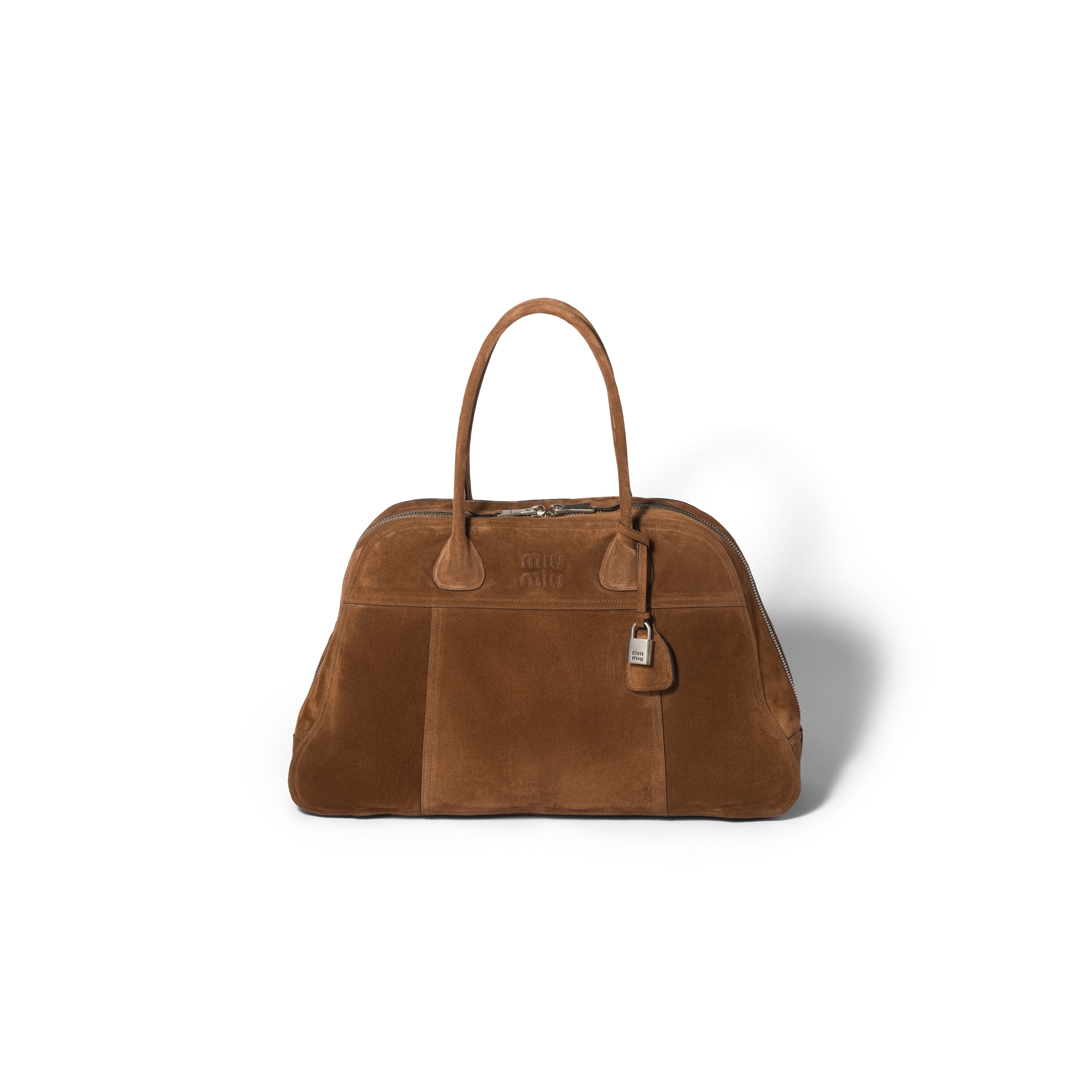 Miu Miu Suede Bag, Woman, Cocoa Brown