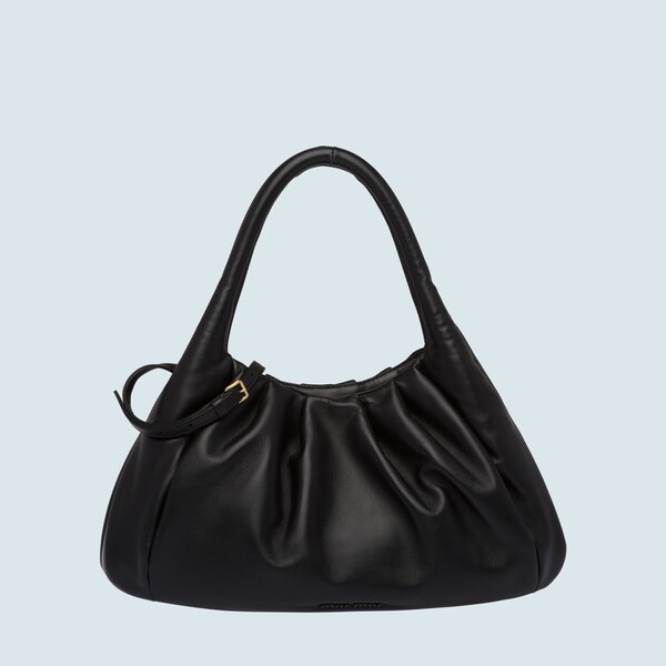 miu miu leather tote bag