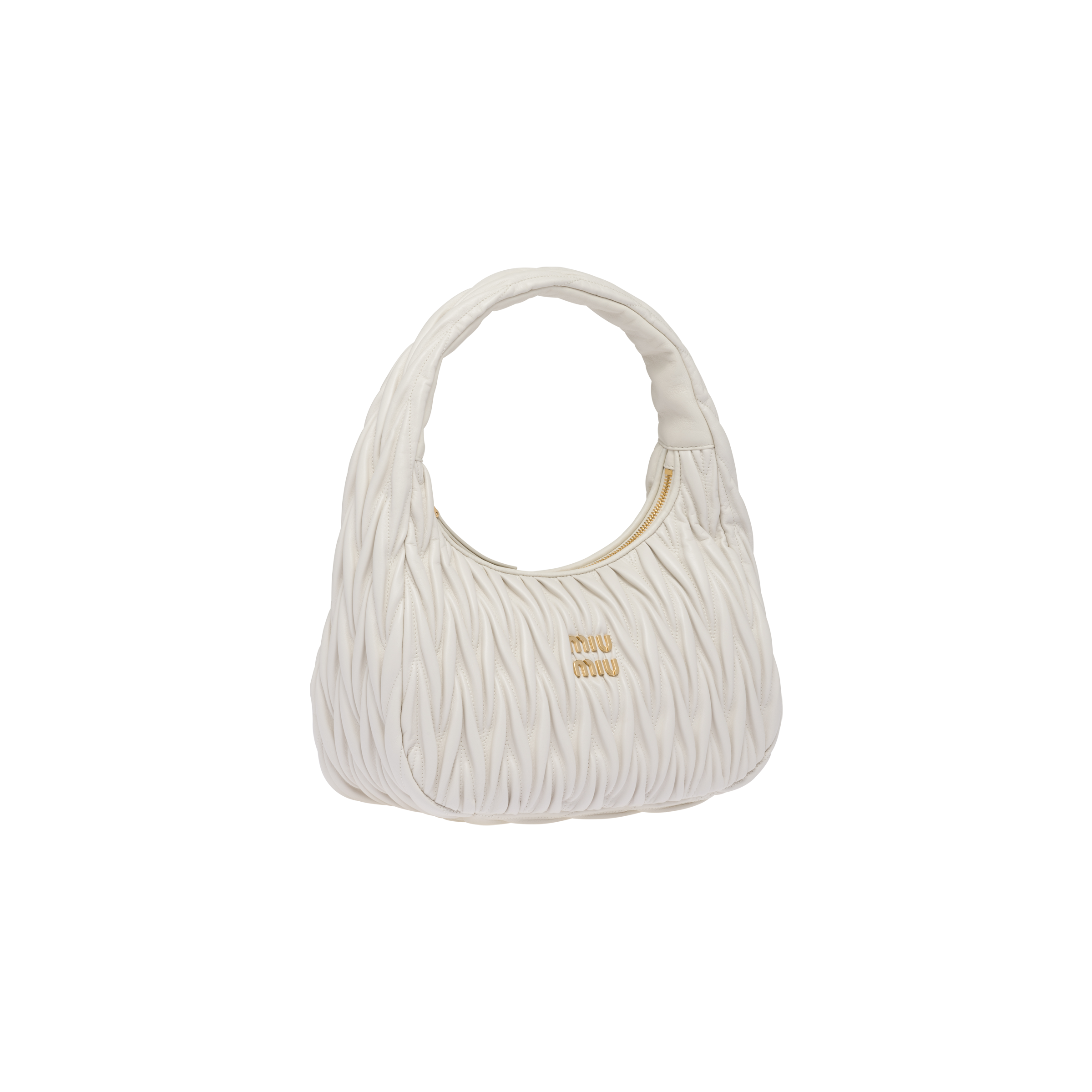 Miu Miu Pocket Bag In Nappa Leather in White