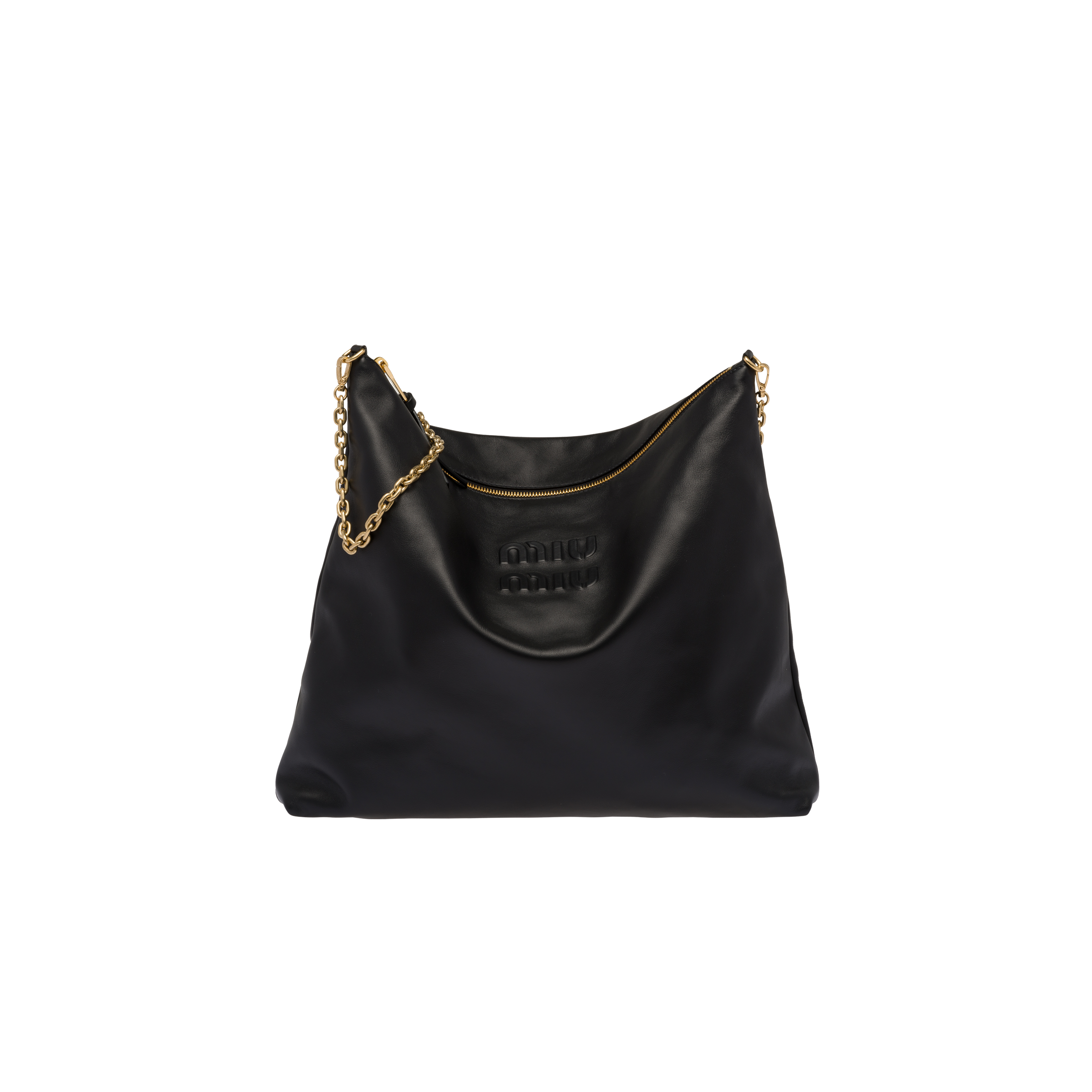 Miu miu best sale black leather bag