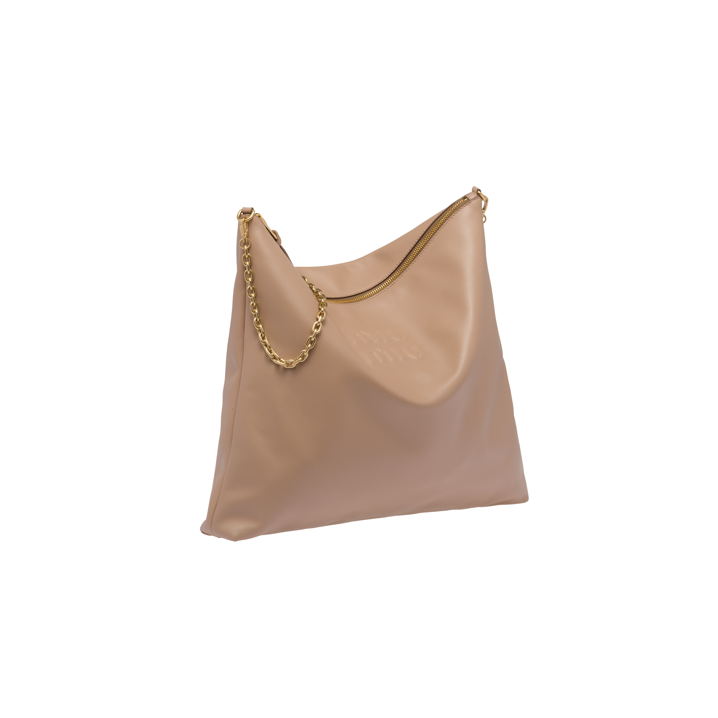 カメオベージュ レザー ショルダーバッグ | Miu Miu