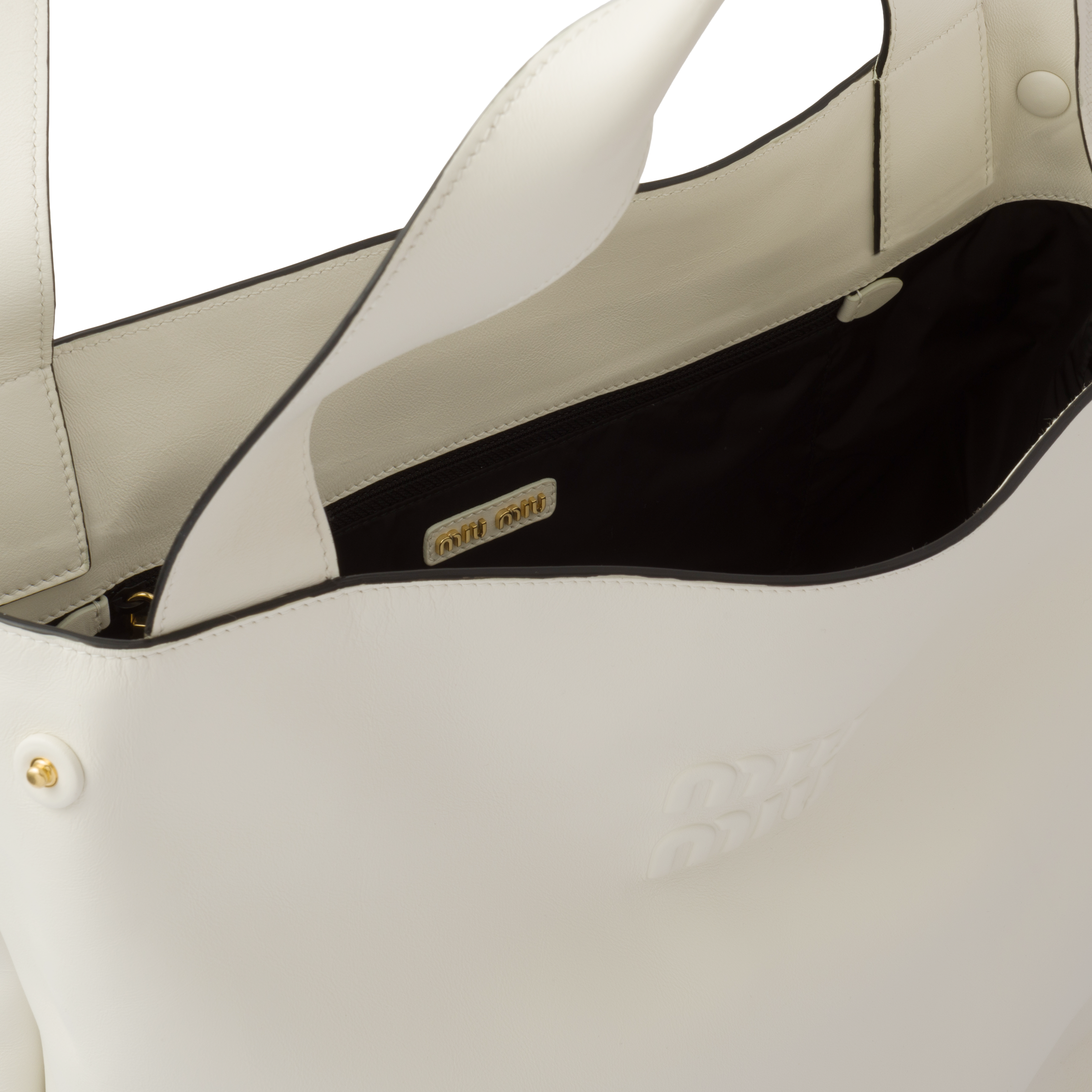 ■EMIS■ SQUARE HOBO BAGIVORY m1037_1333859 PADDED HOBO BAG-IVORY - EMIS