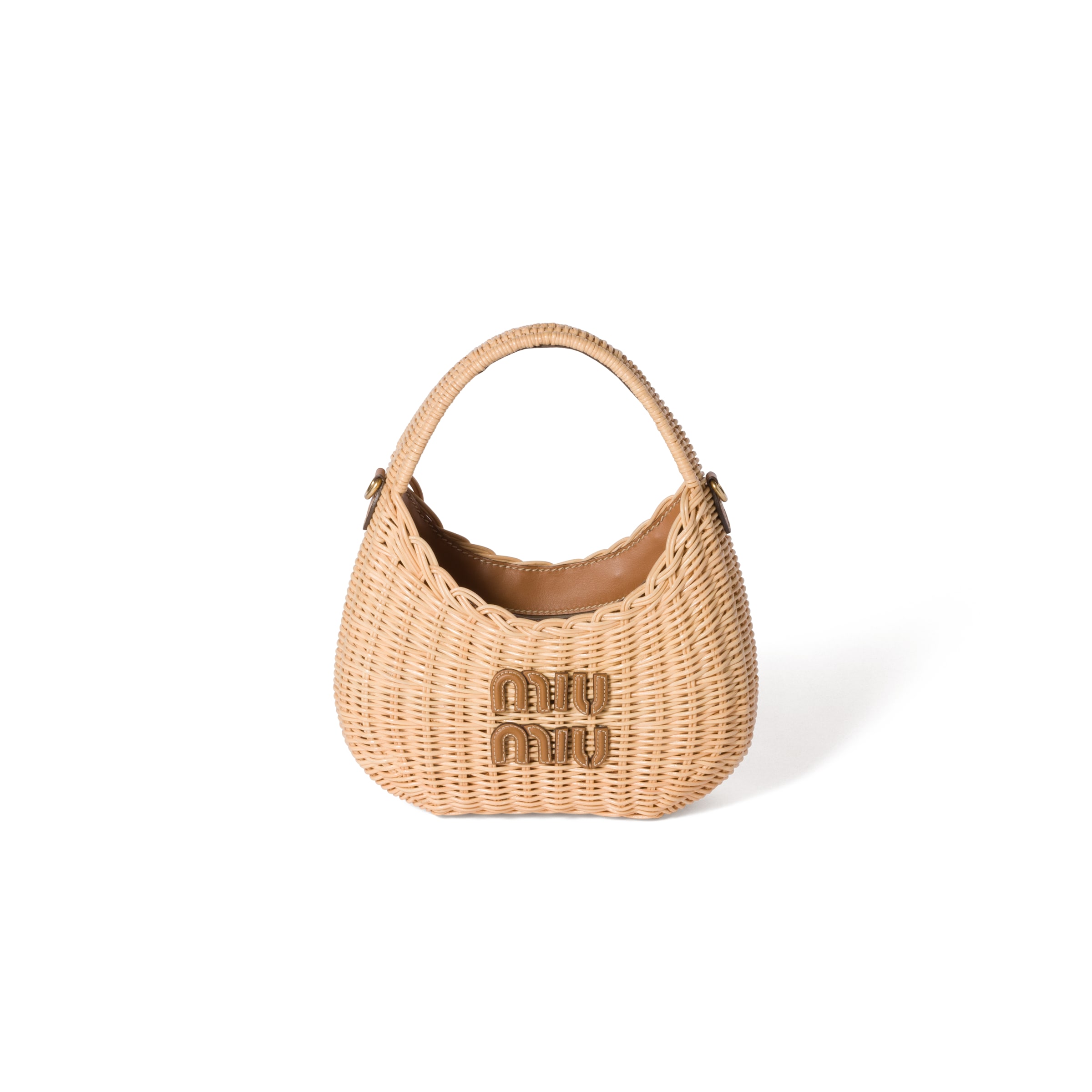 Wander Wicker Handbag, Woman, Tan/caramel