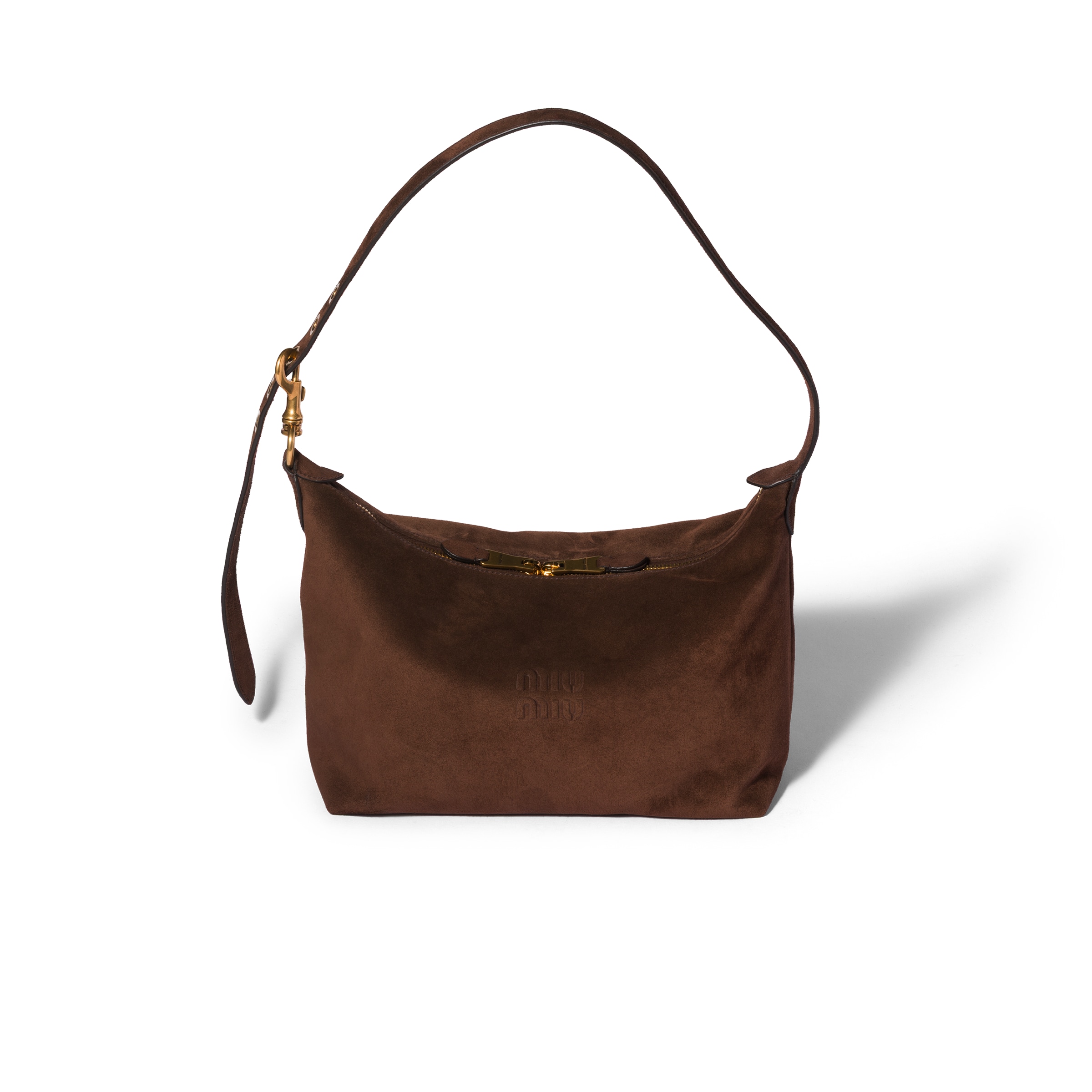 Spirit Suede Bag, Woman, Dark Brown