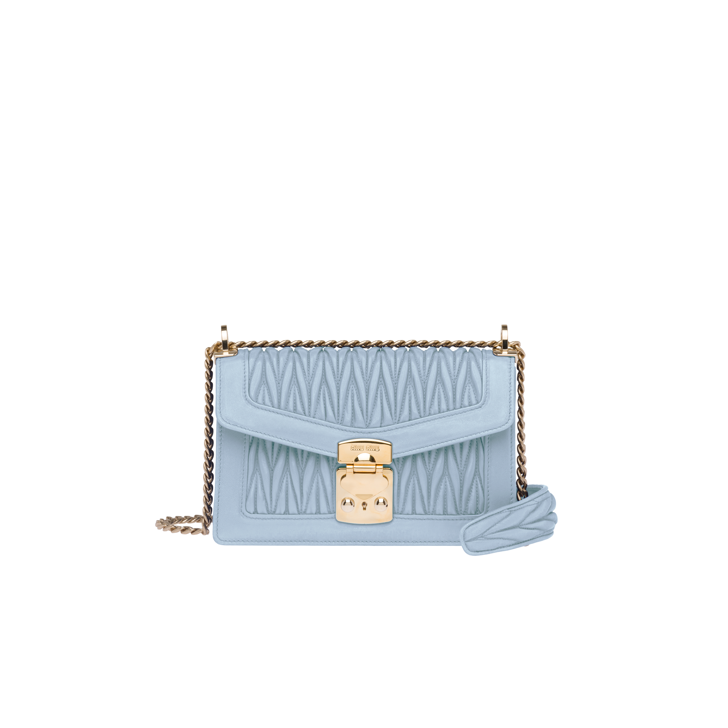 Miu Miu Matelasse Bag in Blue