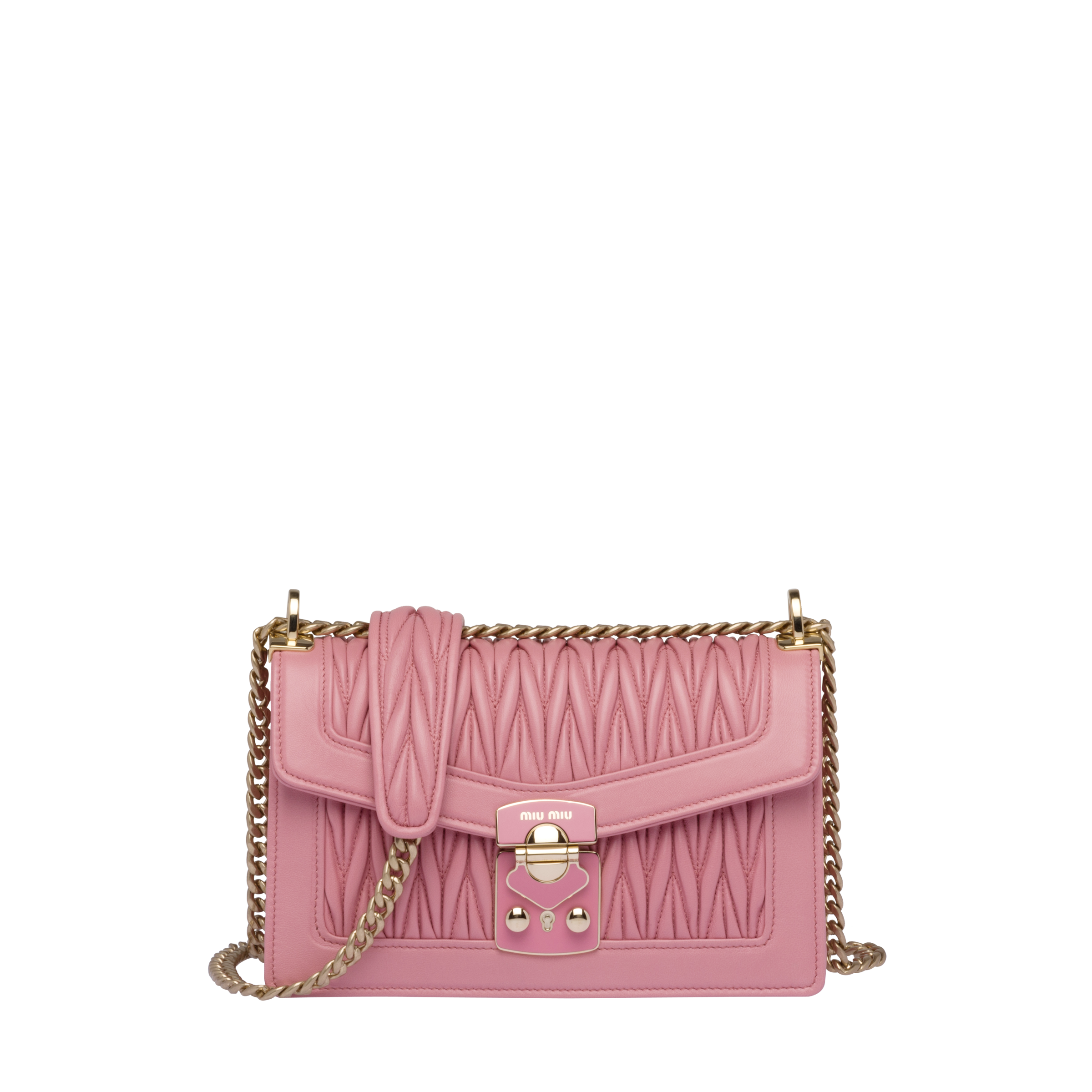 Matelasse Shoulder Bag Miu Miu 5bd083 N88 F0028 V Yoo