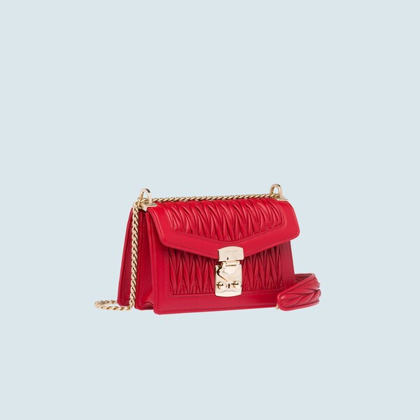 Bags Clutches And Backpacks Miu Miu Confidential Matelassé Leather Bag 8 Colors