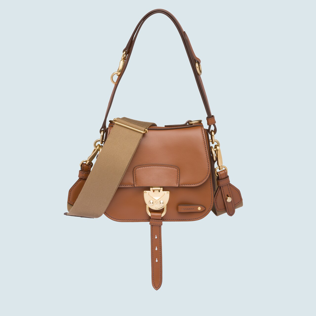 calf leather shoulder bag