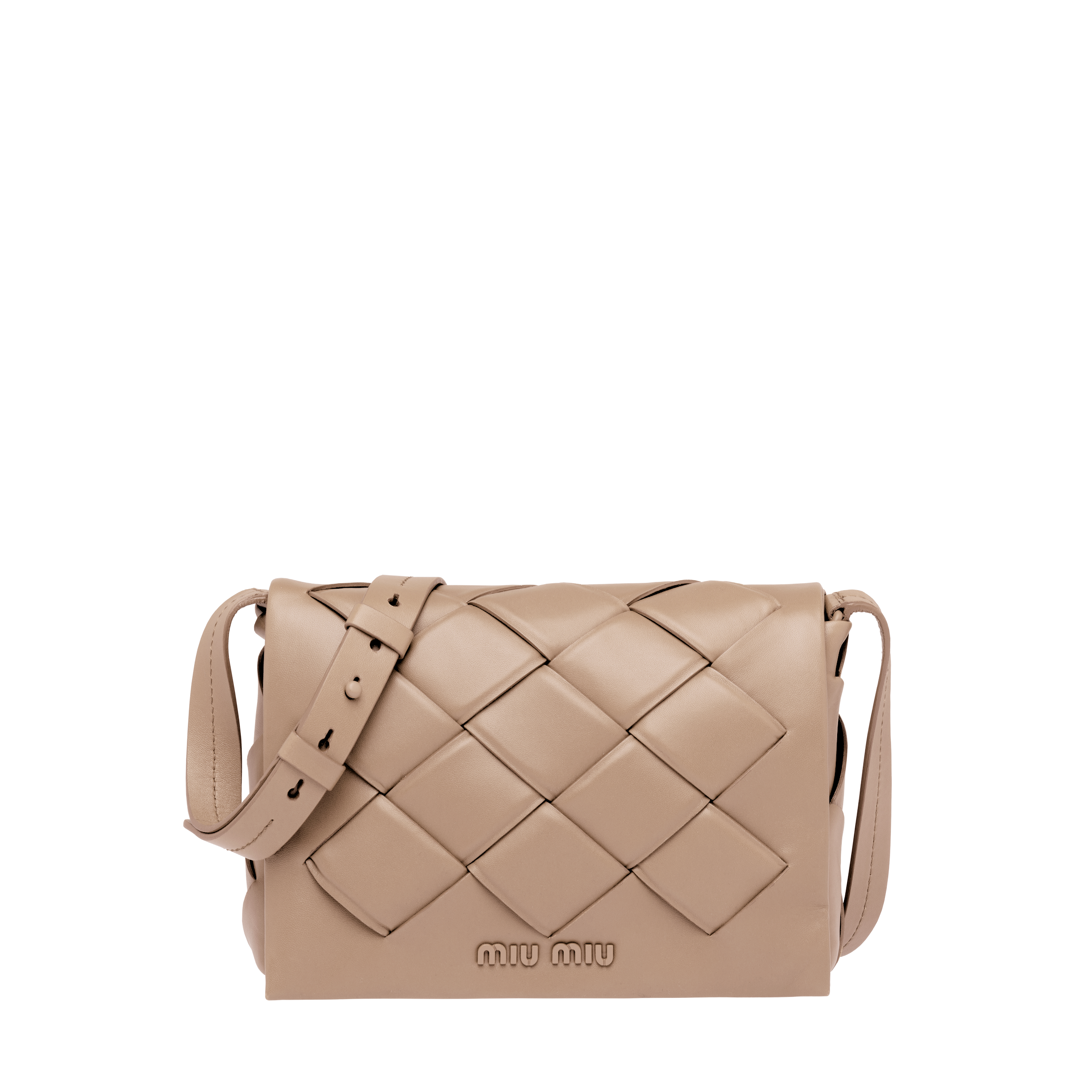 woven leather shoulder bag