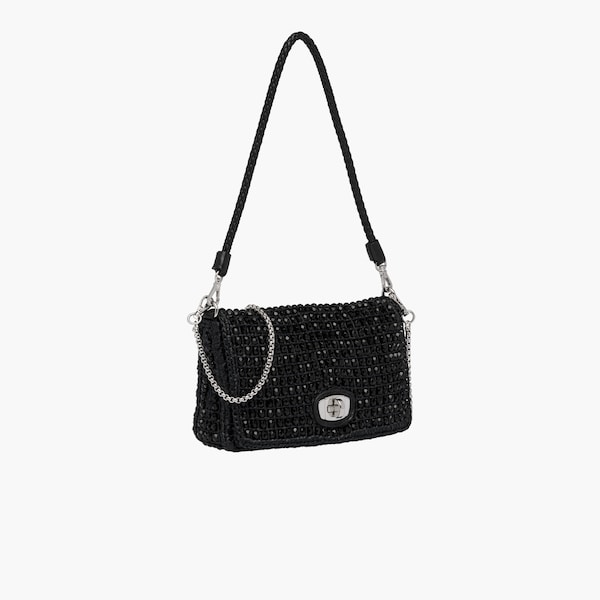 raffia shoulder bag