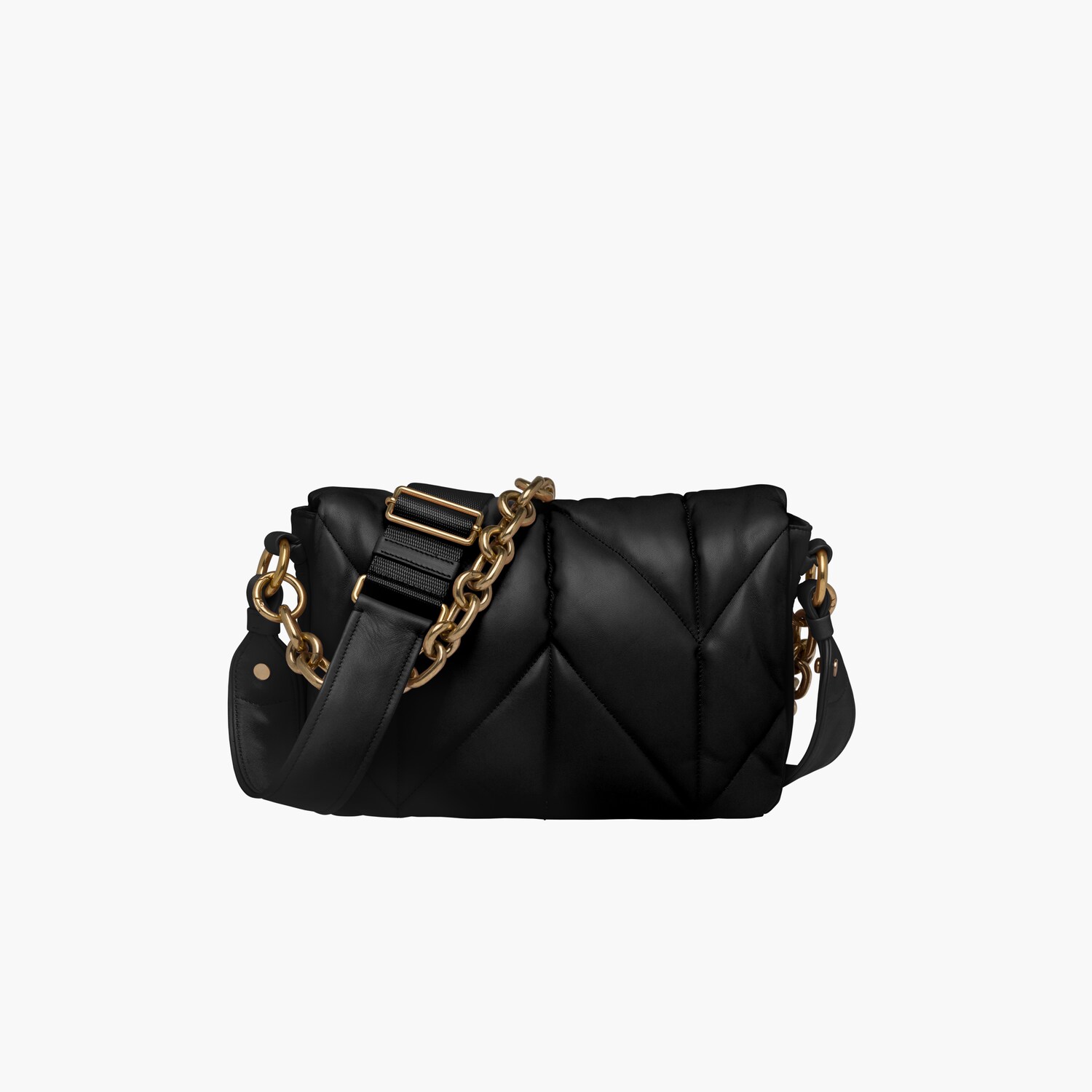 Black Quilted nappa leather shoulder bag MIU MIU