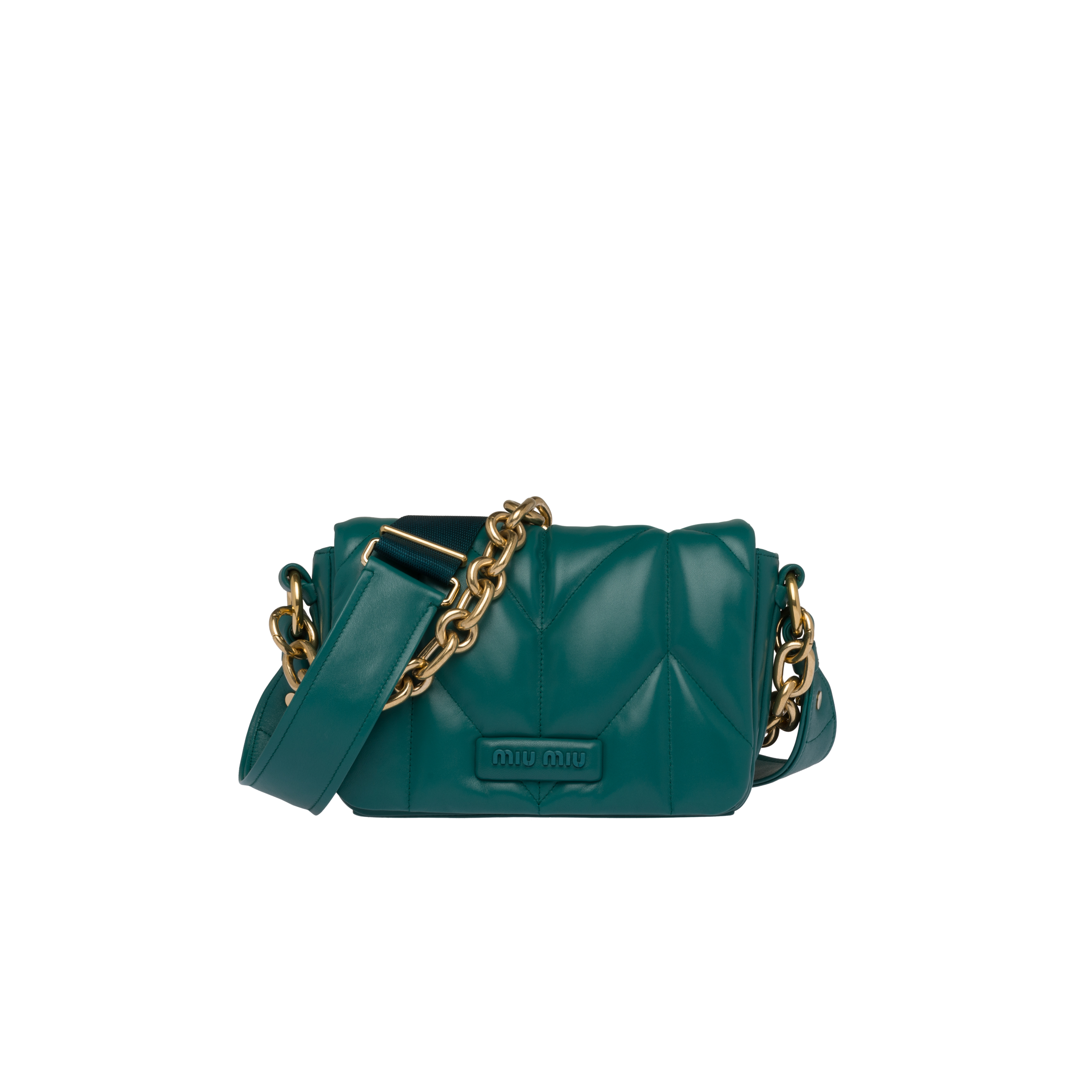 Velvet handbag Miu Miu Green in Velvet 