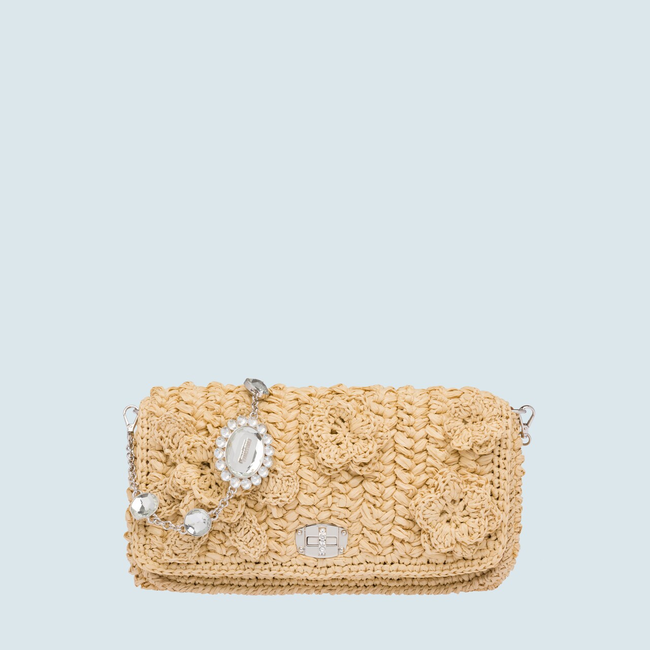 raffia shoulder bag