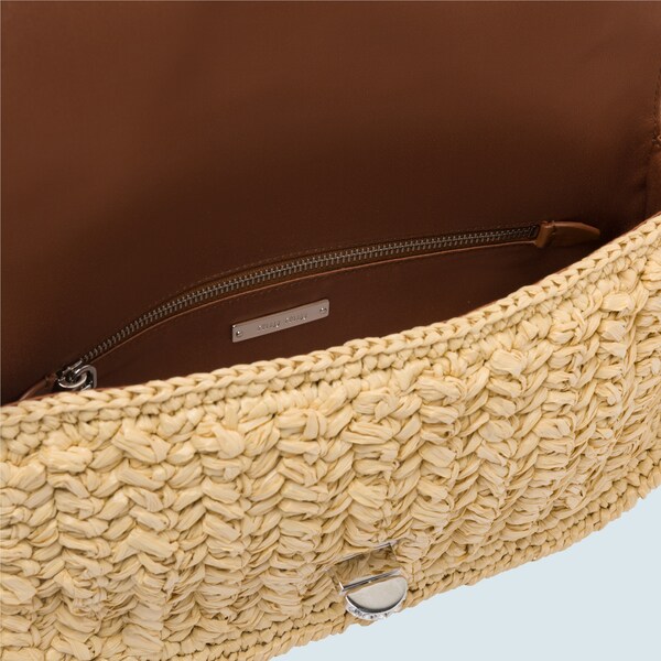 raffia shoulder bag